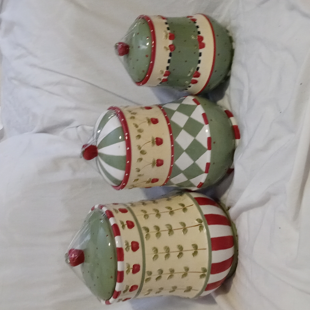 AVAILABLE- Vintage 90's-3x RARE Karla Dornacher "Apple of Gods Eye"by Giftcraft.